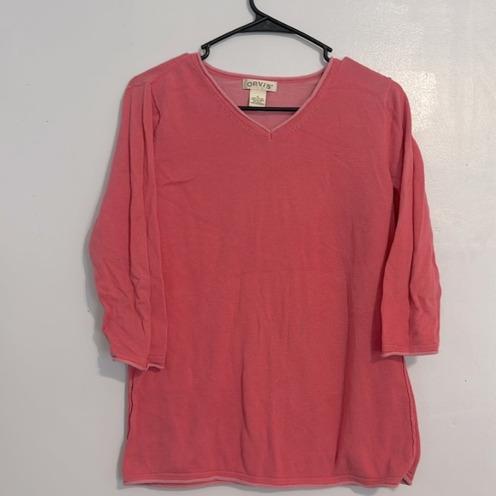 WOMENS orvis Small quarter length sleeve shirt